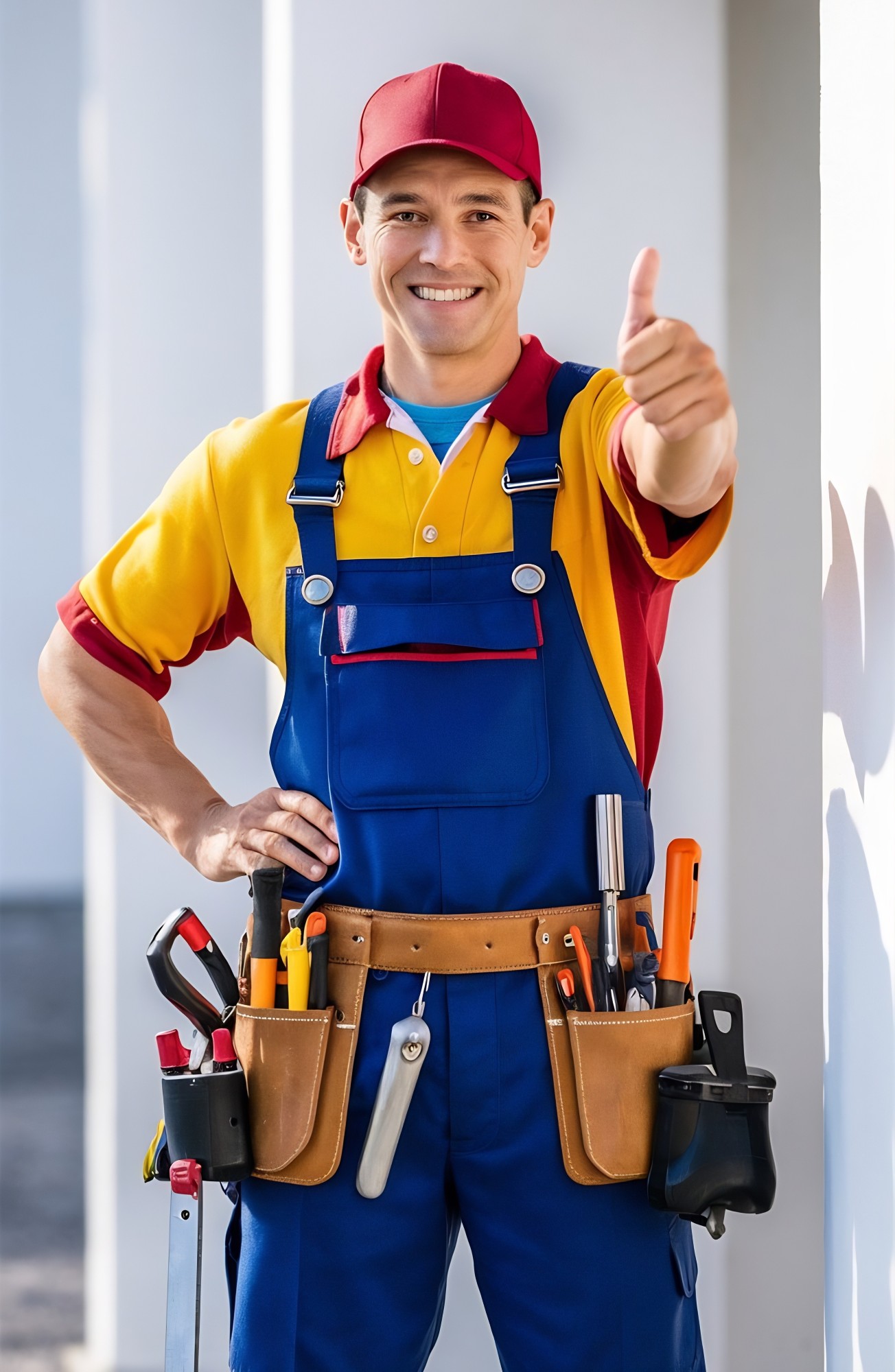 portrait-smiling-handyman-with-tools-paper-showing-thumbs-up-sign-isolated-white-backg